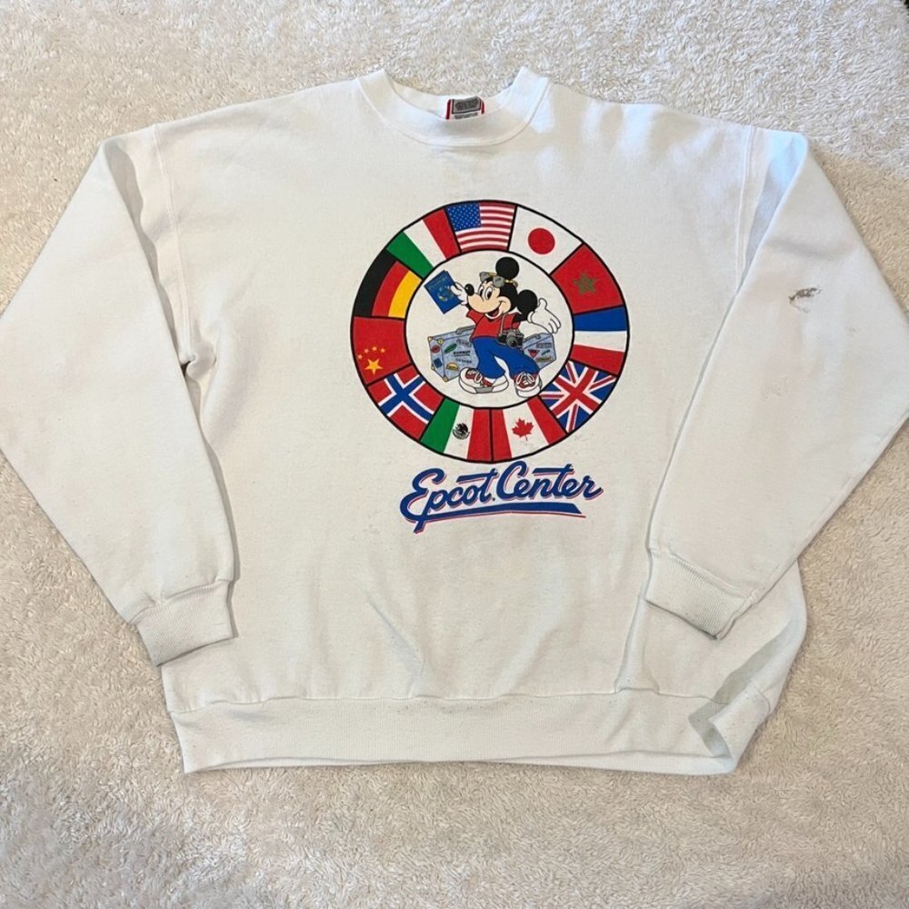 Vintage 1980's Epcot Center Sweatshirt Size XL